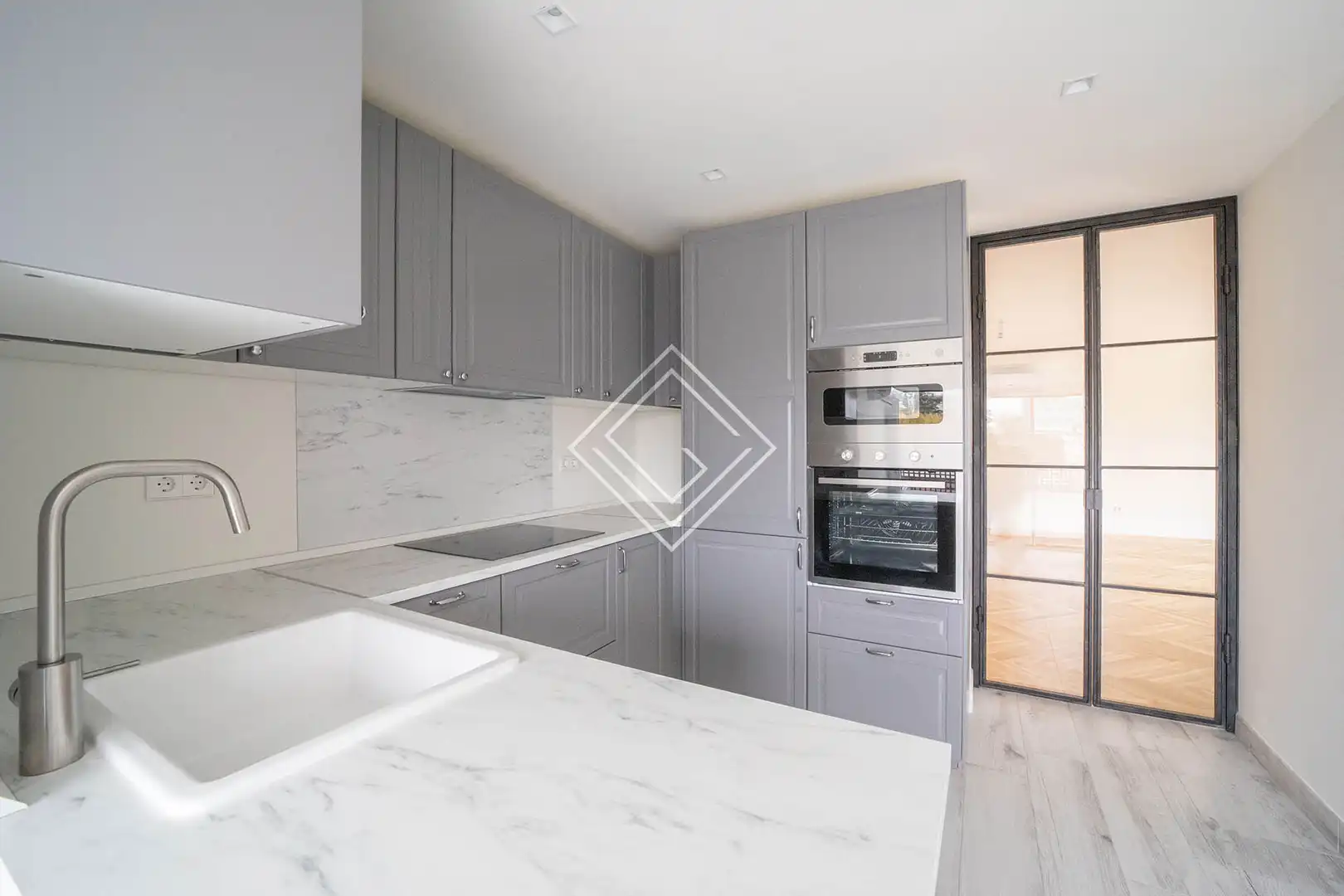 Kitchen of Attic for rent in Madrid  with Air Conditioner, Heating and Terrace