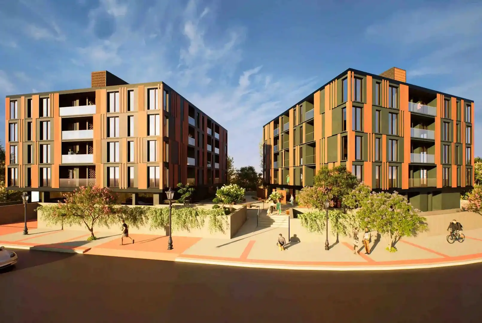Vista exterior de Piso en venta en  Logroño con Trastero