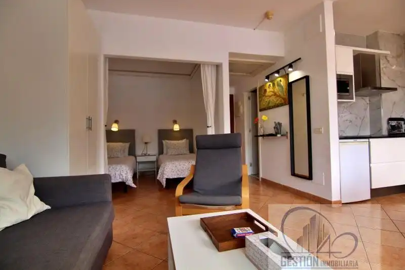 Living room of Apartments for rent in Puerto de la Cruz  with Parquet flooring, Terrace and Furnished