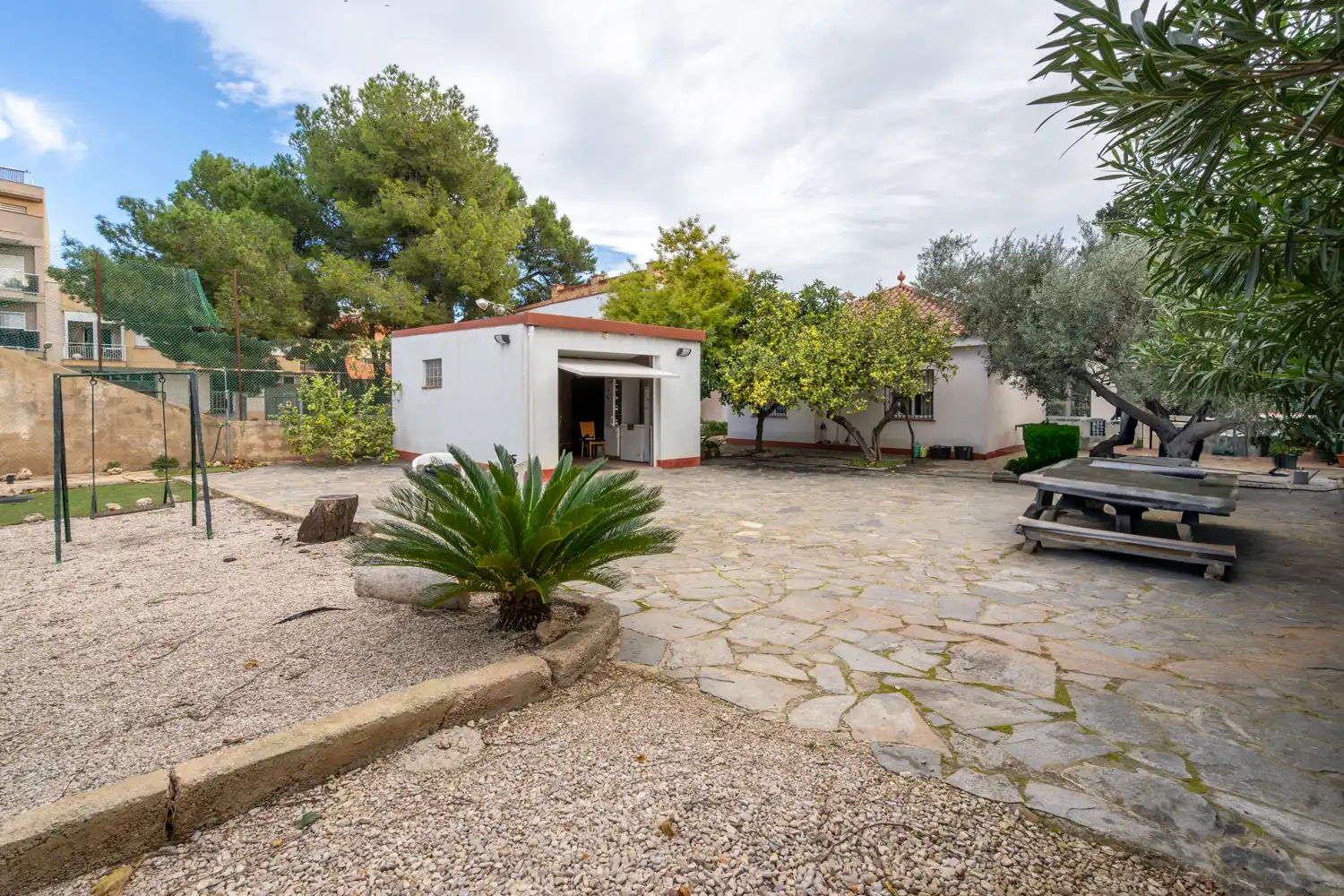 Jardín de Casa o chalet en venta en Santa Bàrbara con Calefacción, Jardín privado y Terraza