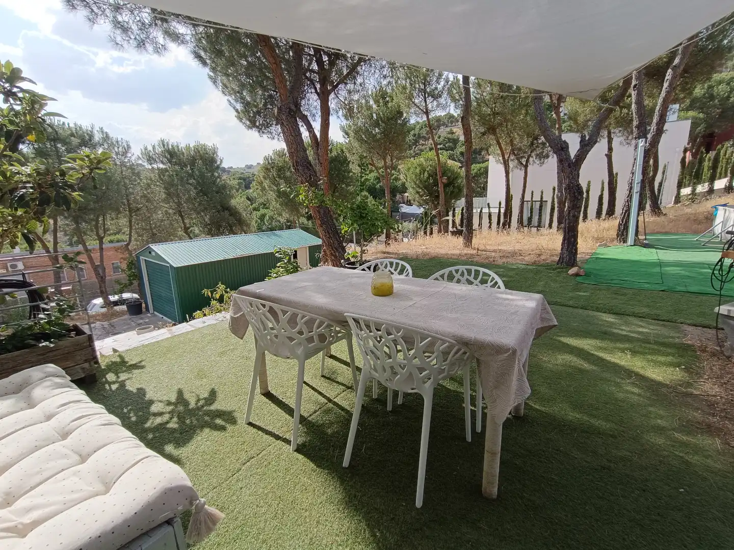 Terrassa de Casa o xalet en venda en Villanueva del Pardillo amb Aire condicionat, Calefacció i Jardí privat