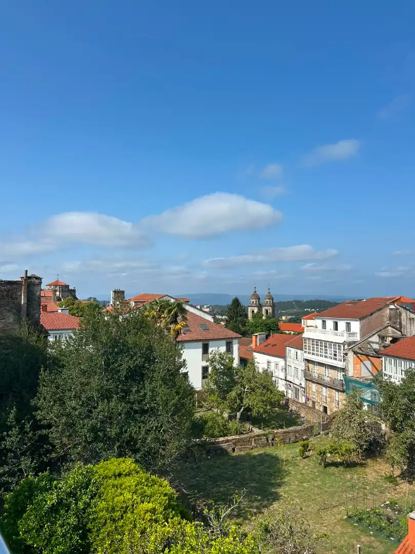 Exterior view of Flat for rent in Santiago de Compostela   with Furnished