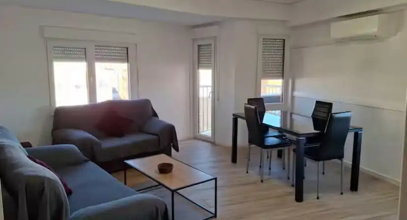 Sala d'estar de Pis de lloguer en Sagunto / Sagunt amb Aire condicionat, Calefacció i Moblat