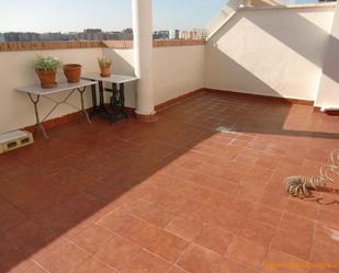 Terrace of Attic to rent in Alboraya  with Air Conditioner, Heating and Parquet flooring