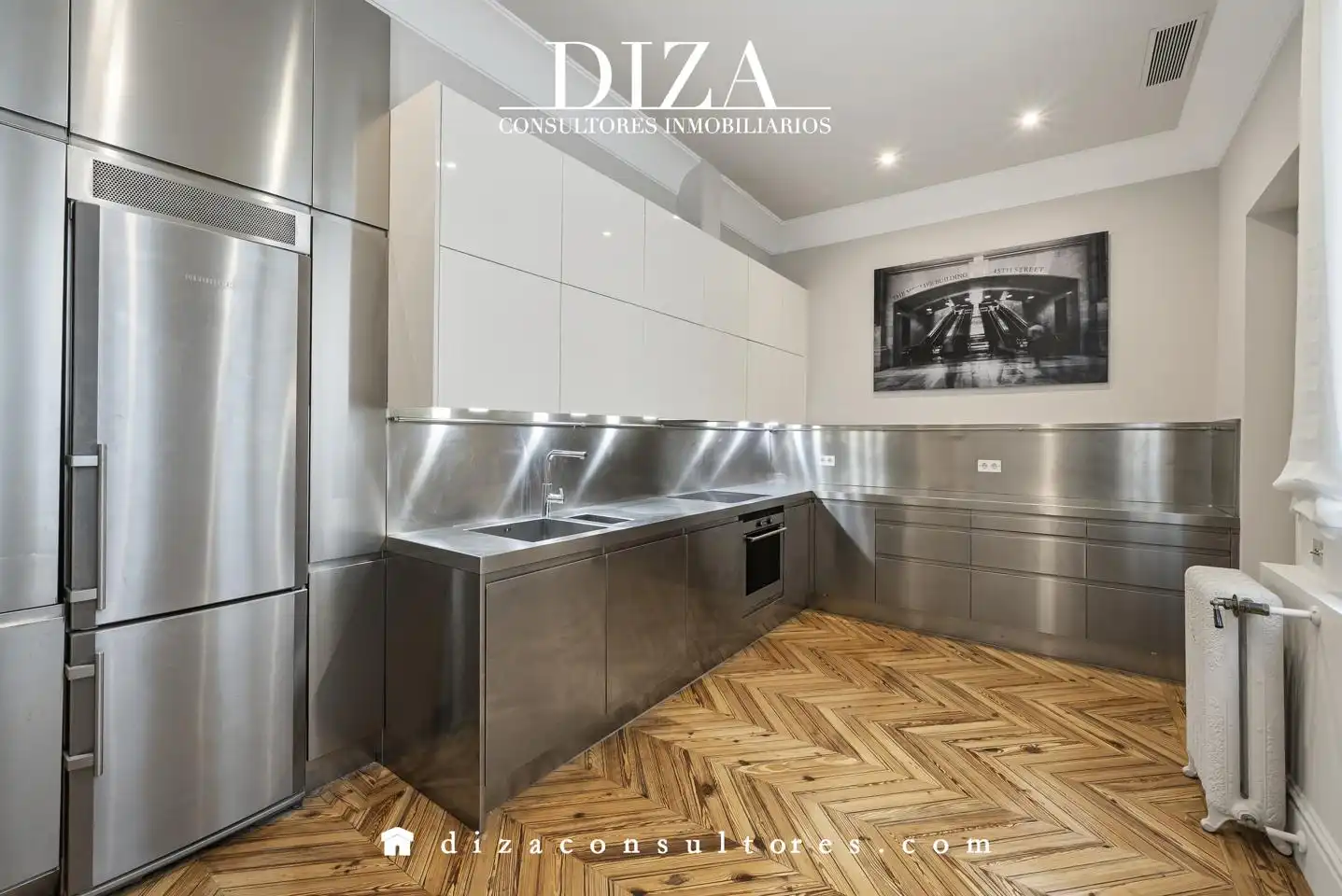 Kitchen of Flat for rent in Madrid  with Air Conditioner and Heating
