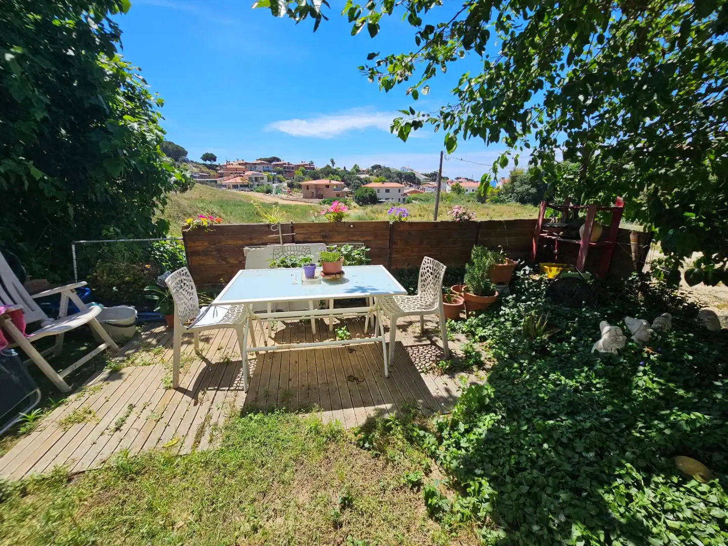 Terraza de Finca rústica en venta en Canet de Mar con Jardín privado