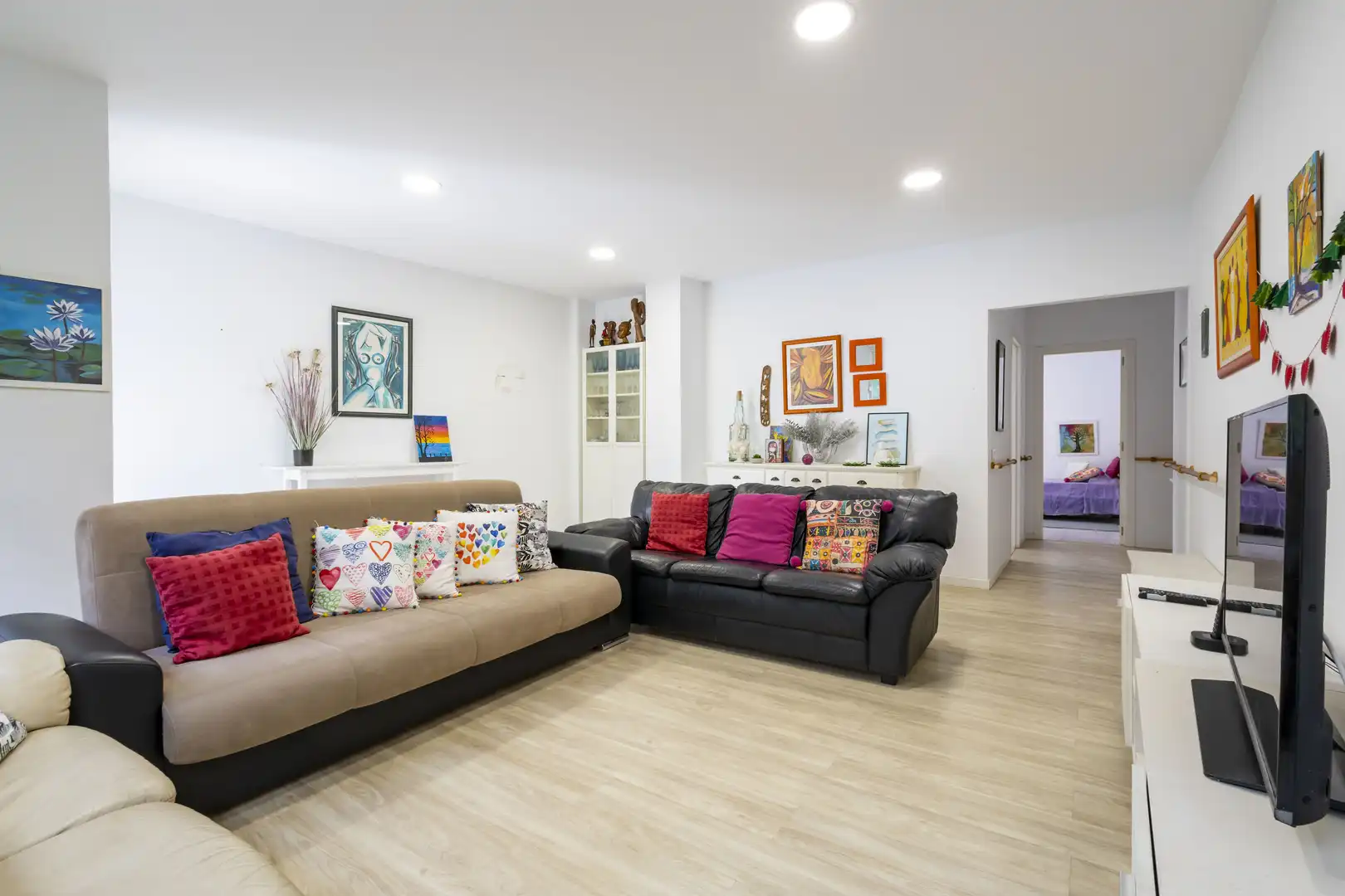 Sala d'estar de Pis en venda en Santa Cruz de Tenerife amb Balcó