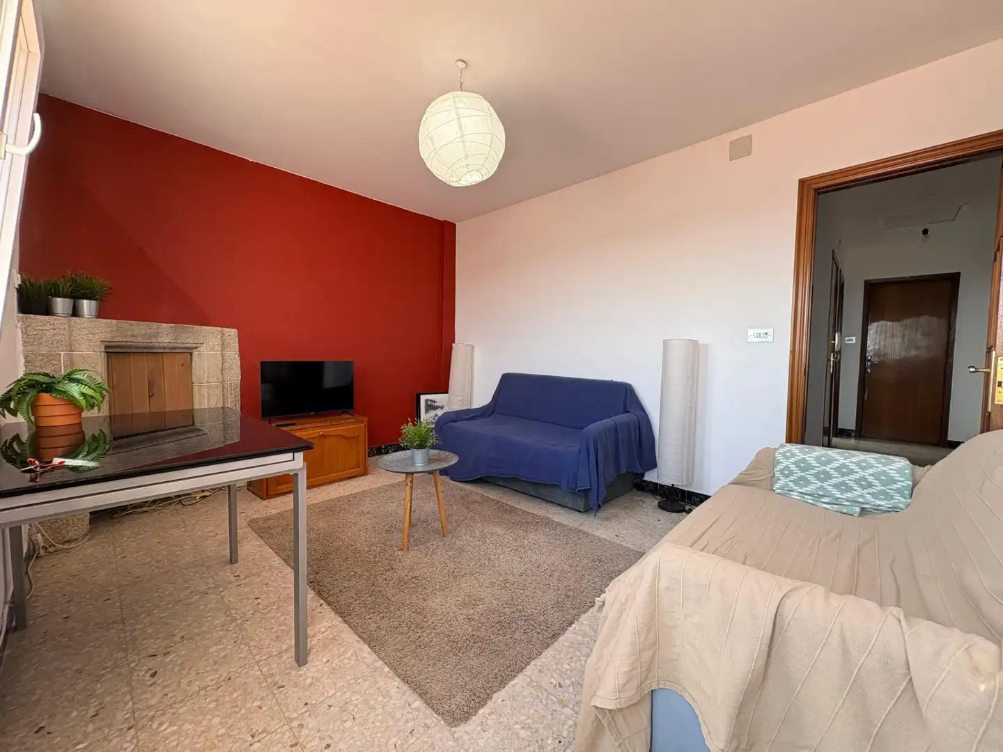 Sala d'estar de Àtic en venda en Rianxo amb Terrassa, Traster i Moblat