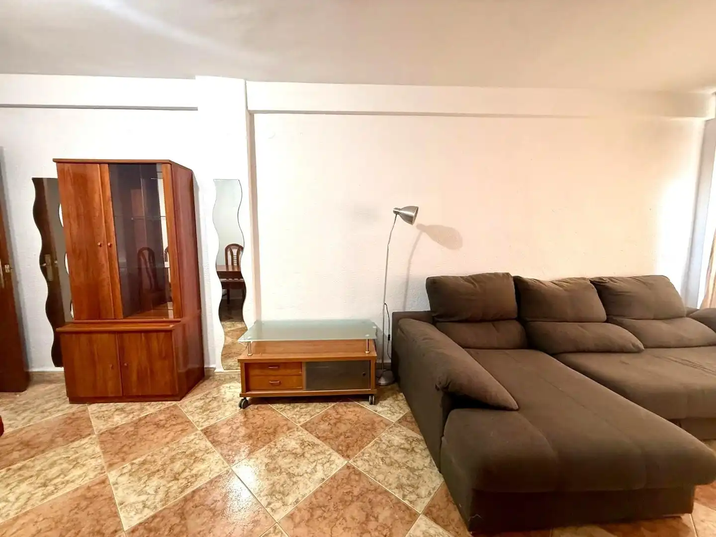 Living room of Flat for sale in Málaga  with Terrace, Furnished and Balcony