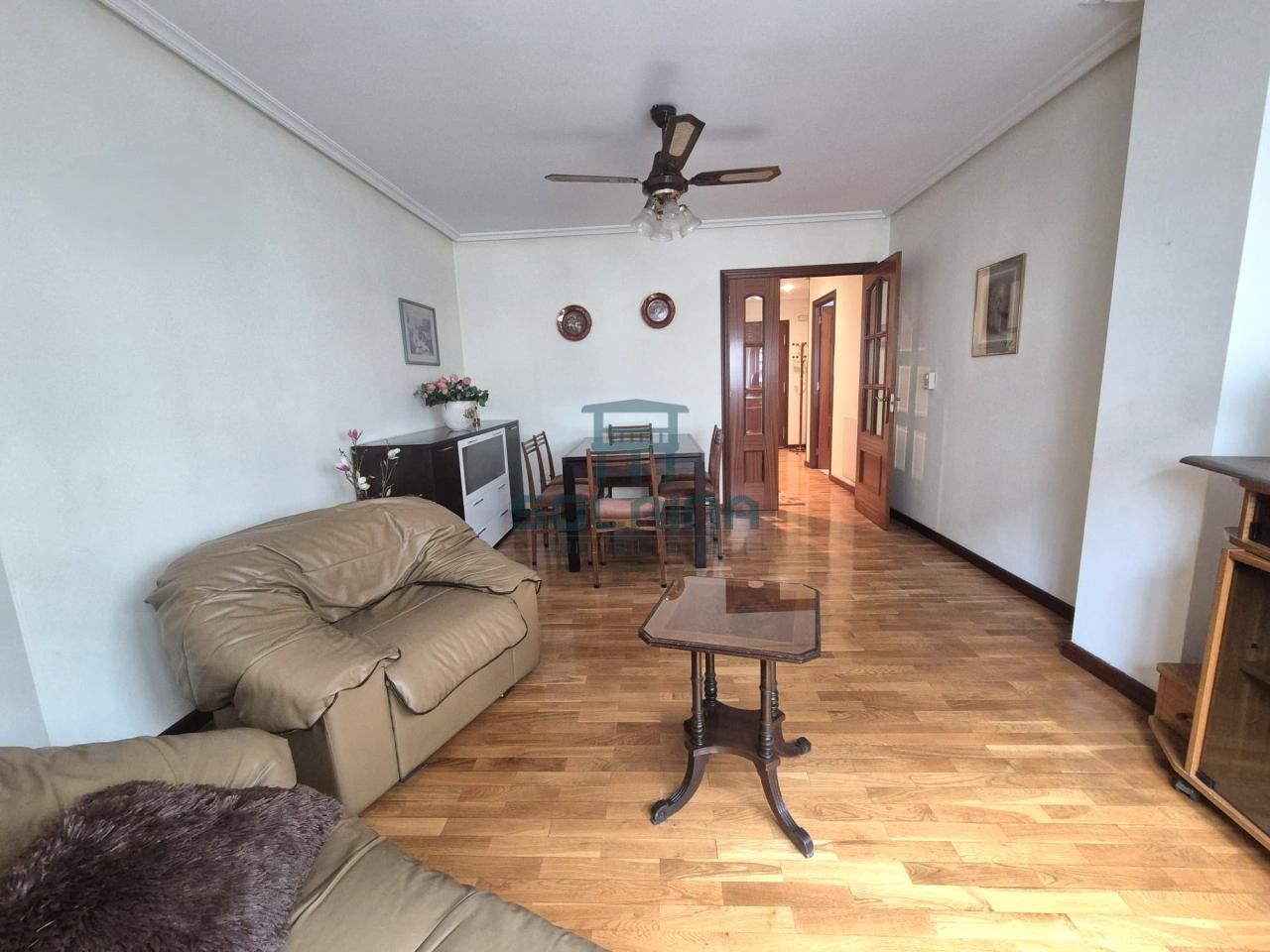 Sala de estar de Piso en venta en Ourense Capital  con Calefacción, Amueblado y Balcón