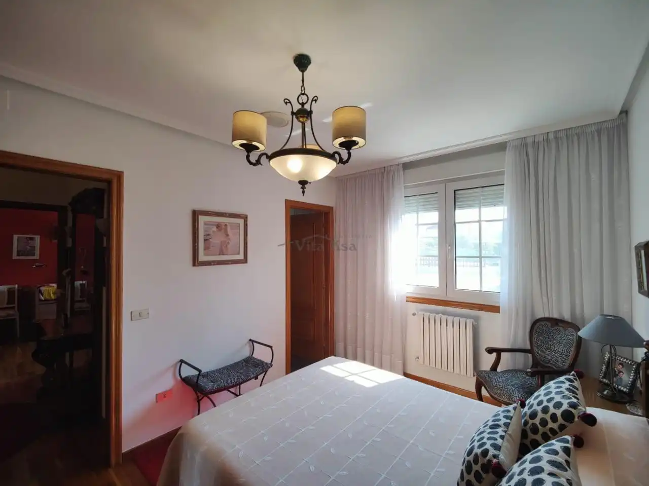 Bedroom of Houses for sale in Ourense Capital   with Heating, Private garden and Swimming Pool