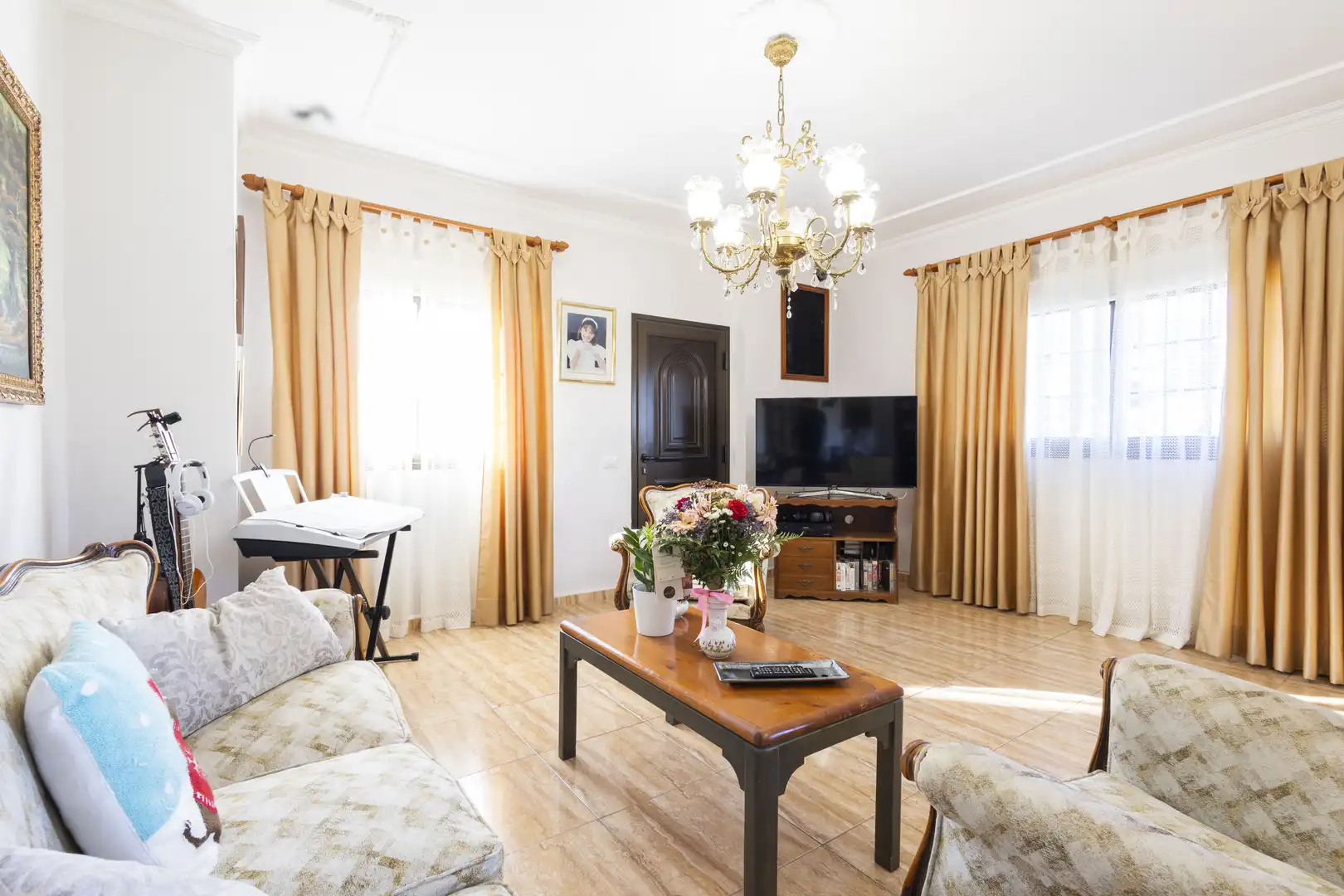 Sala de estar de Casa o chalet en venta en Icod de los Vinos con Jardín privado, Terraza y Trastero