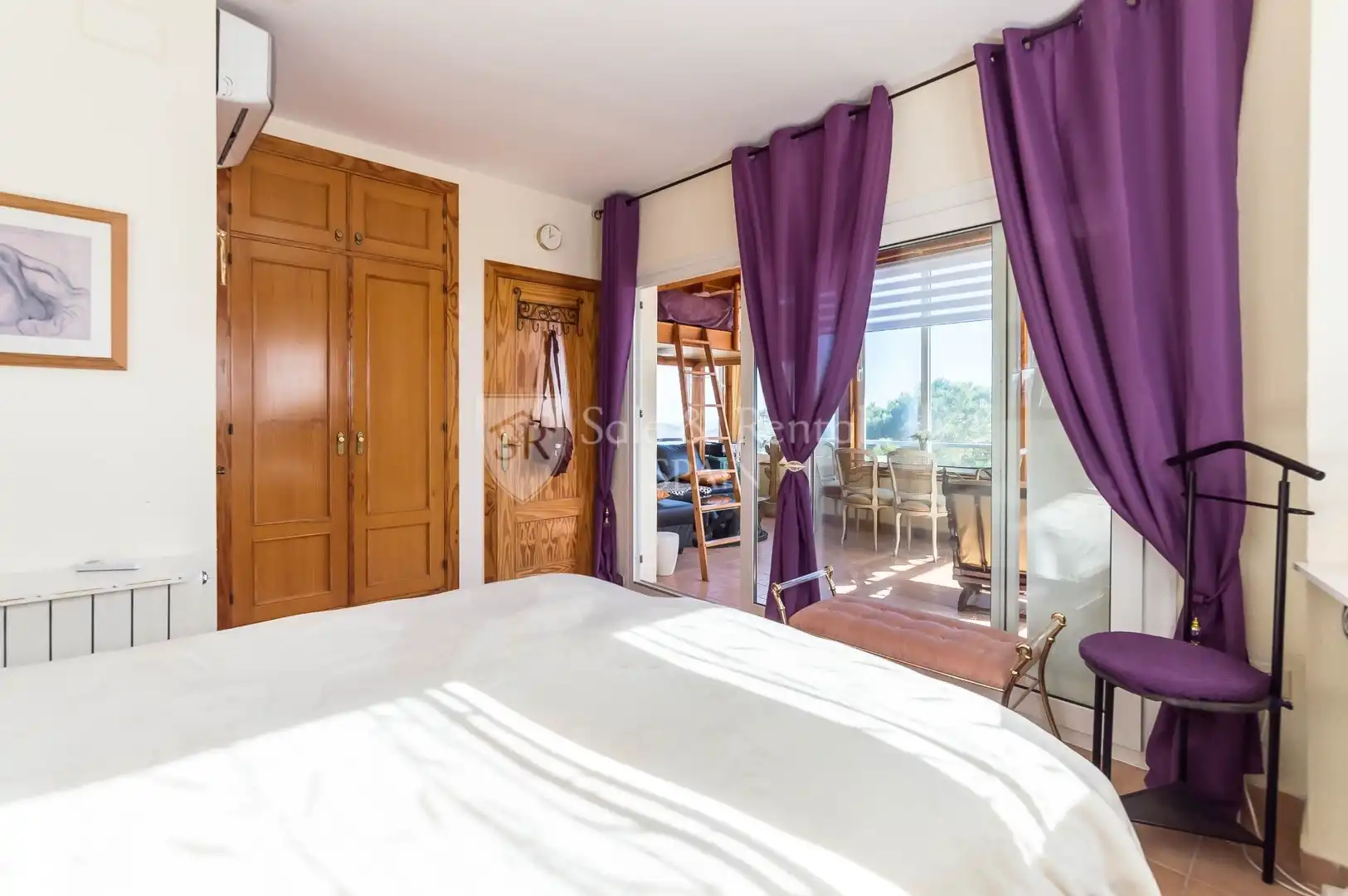 Bedroom of Houses for sale in Lloret de Mar  with Air Conditioner, Heating and Private garden