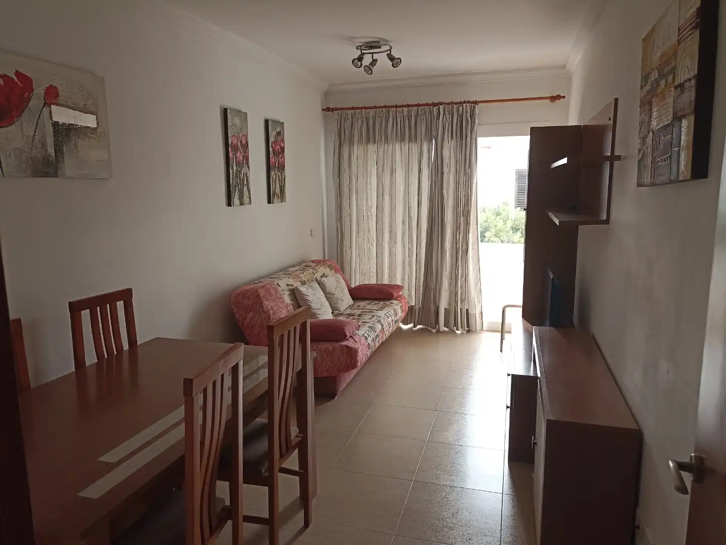 Living room of Flat for rent in Eivissa  with Terrace and Furnished