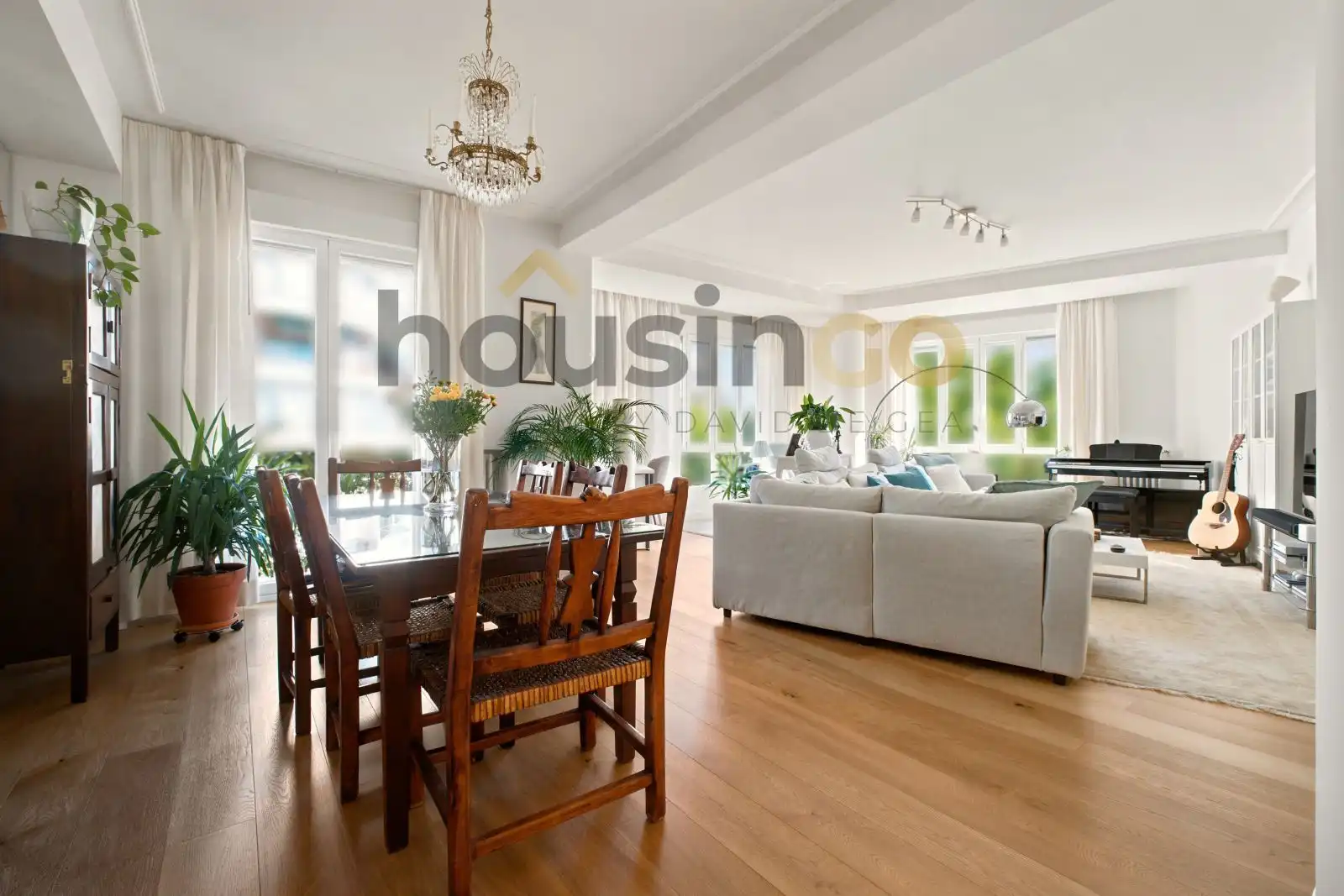 Sala de estar de Piso en venta en Madrid con Aire acondicionado, Calefacción y Parquet