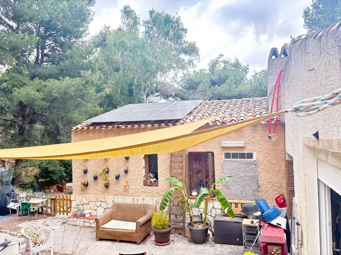 Terraza de Casa o chalet en venta en Tibi con Aire acondicionado, Calefacción y Jardín privado