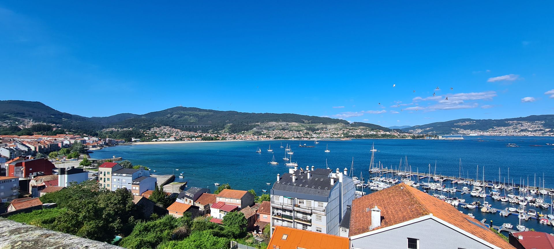 Exterior view of Flat for sale in Moaña  with Heating and Balcony