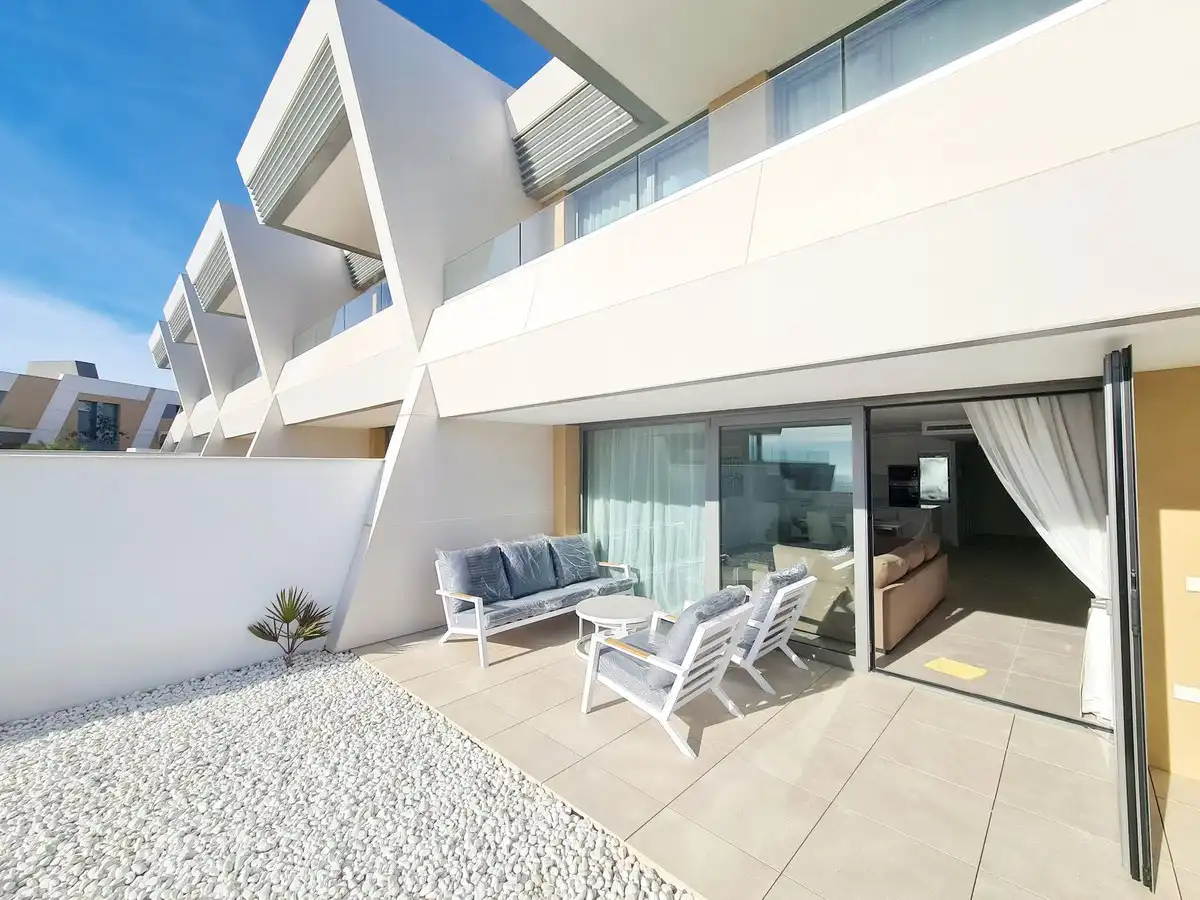 Terrace of Detached homes for rent in Mijas  with Air Conditioner, Private garden and Swimming Pool