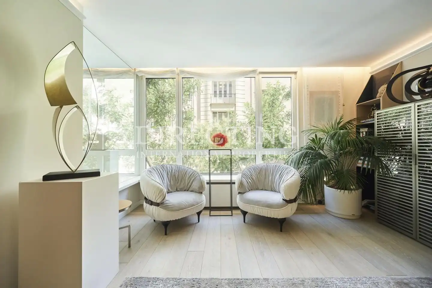 Wohnzimmer von Wohnung zum Verkauf in Madrid mit Klimaanlage und Heizung