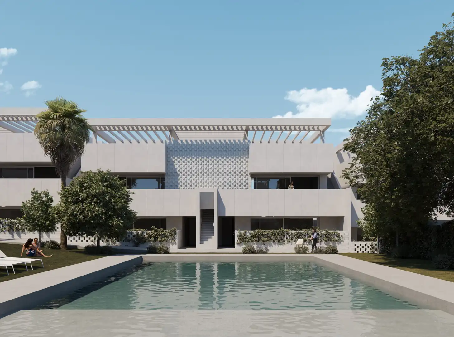 New build Flat with pool for sale in Las Marinas - Pueblo Laguna, imagen 6
