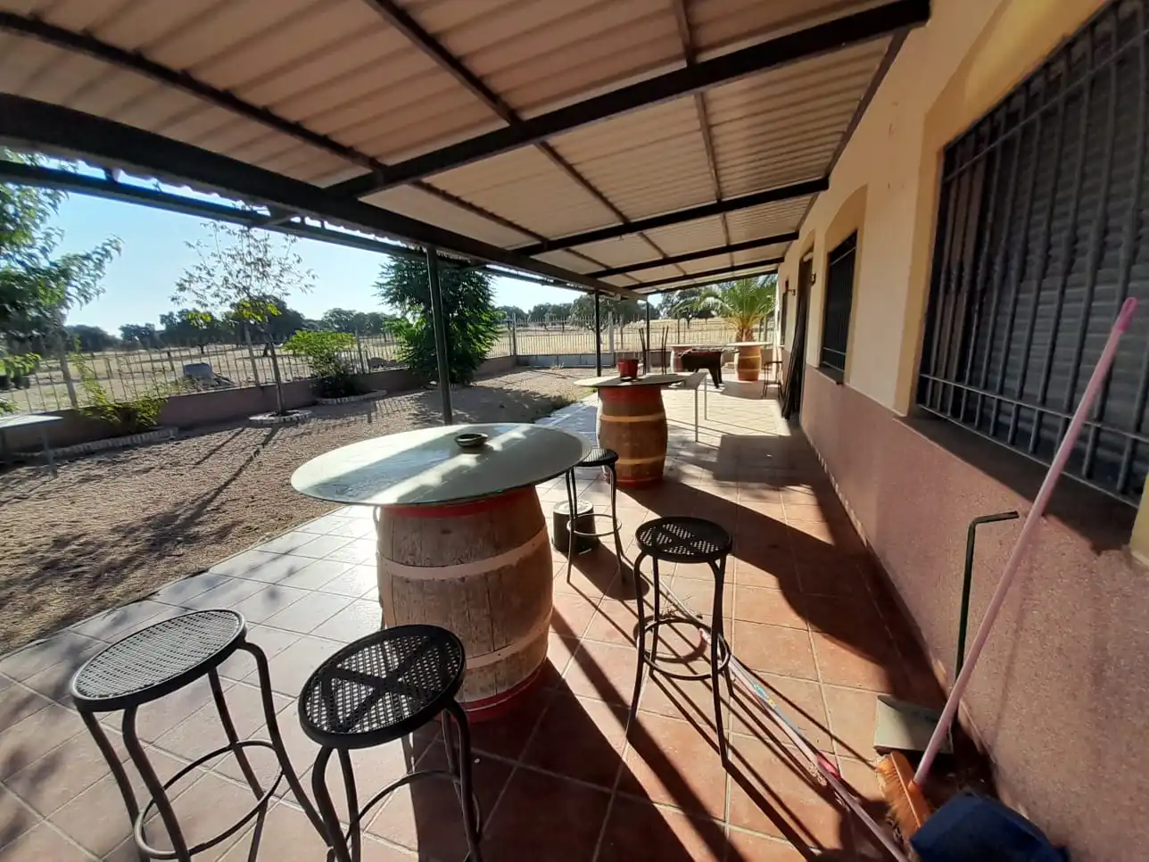 Terraza de Finca rústica en venta en Almodóvar del Campo con Aire acondicionado y Calefacción