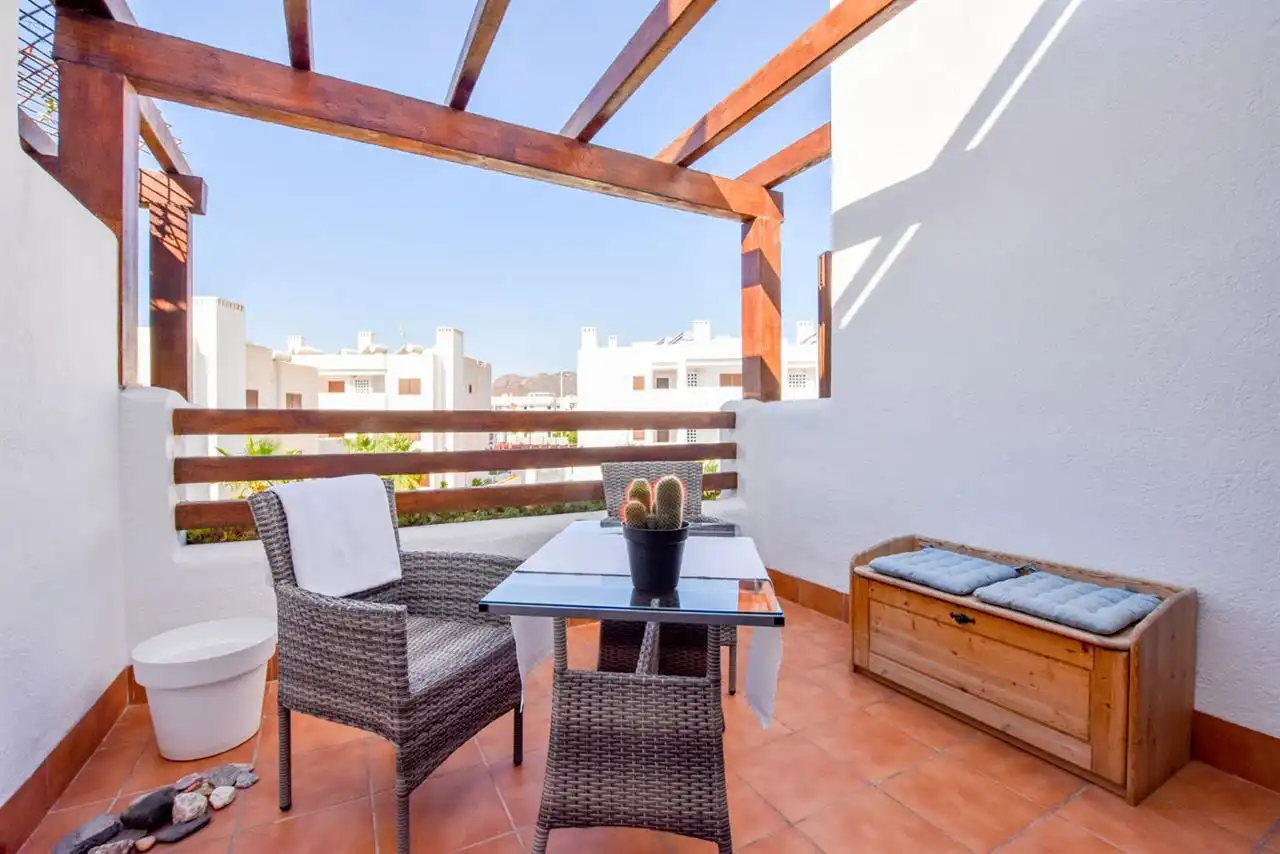 Terrasse von Dachboden zum Verkauf in Pulpí mit Klimaanlage, Terrasse und Abstellraum