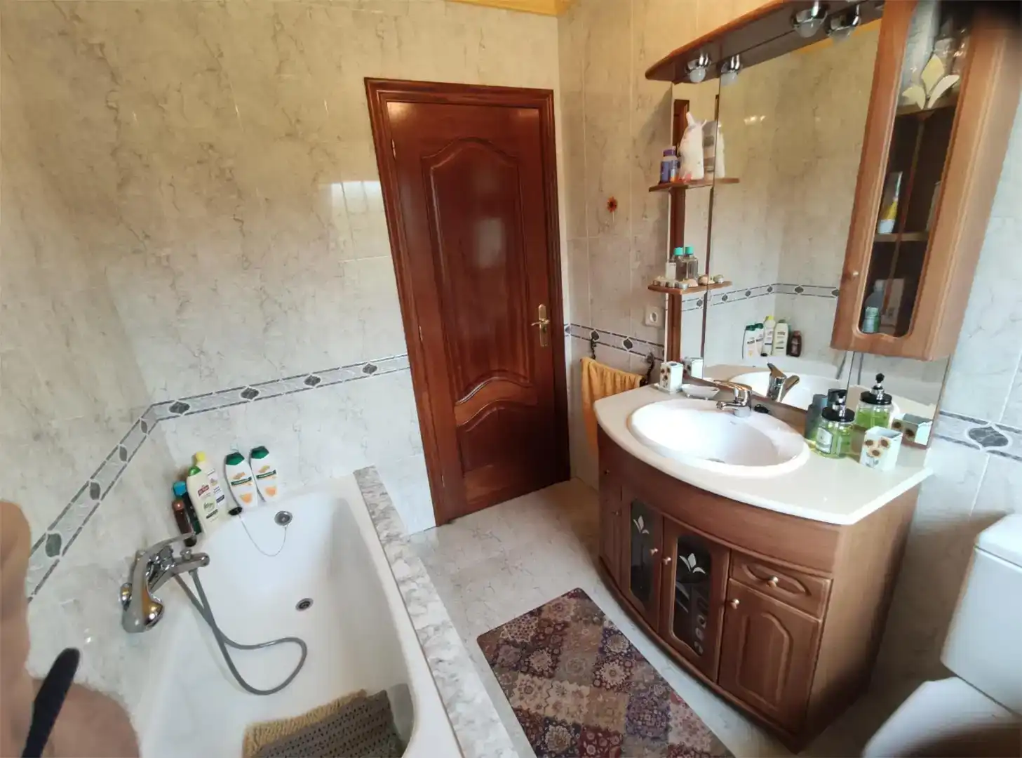 Bany de Casa o xalet en venda en Sarria amb Balcó