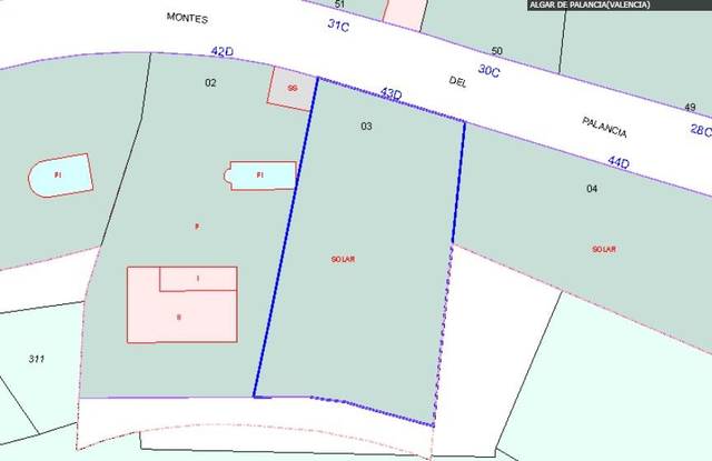 Terreno residencial en Venta en Urbanización Montes Palancia, 43D en Algar de Palància