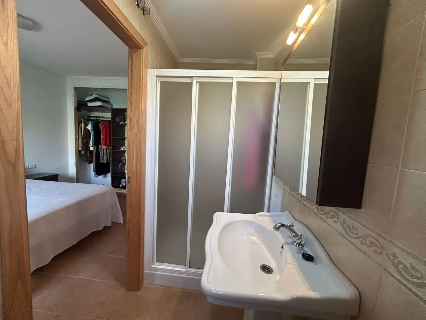 Baño de Casa o chalet en venta en Santibáñez el Alto con Jardín privado, Trastero y Amueblado