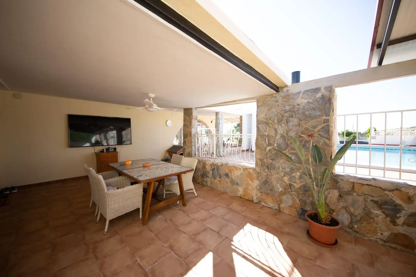 Terrassa de Casa o xalet en venda en Mutxamel amb Aire condicionat, Calefacció i Jardí privat
