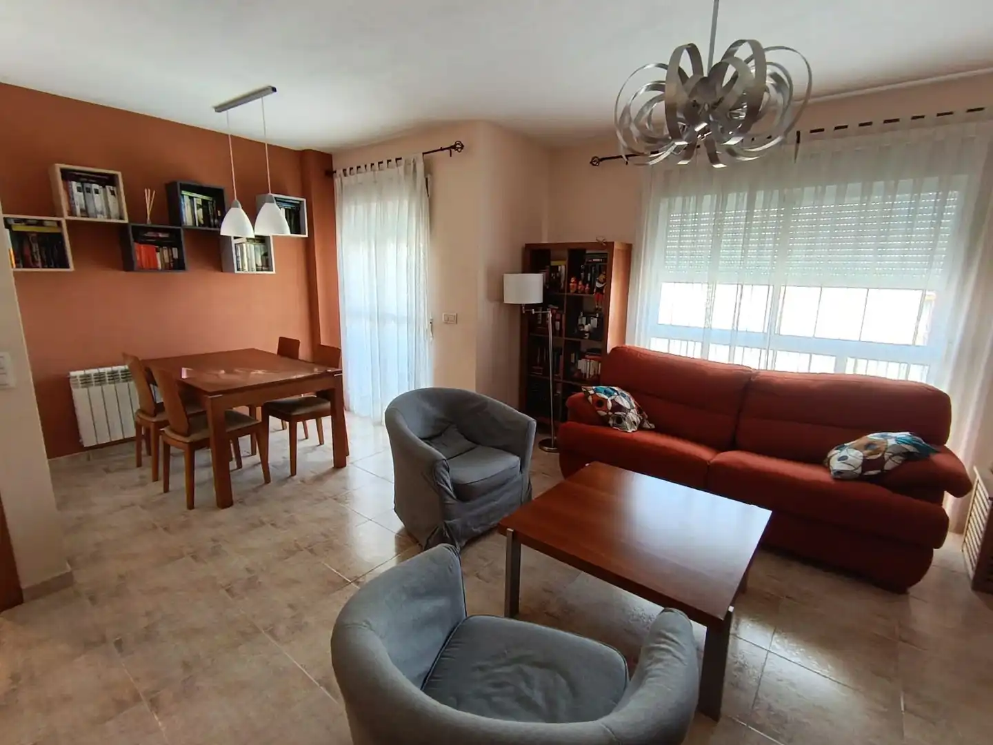 Living room of Flat for sale in Lorca  with Air Conditioner, Heating and Terrace