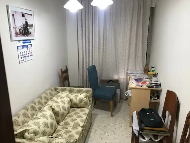 Sala d'estar de Pis de lloguer en Sevilla amb Aire condicionat, Terrassa i Moblat