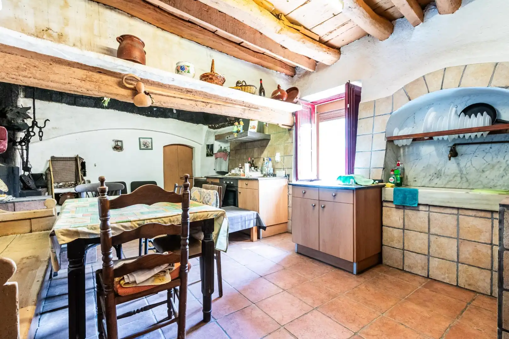 Cocina de Finca rústica en venta en Castellar del Vallès