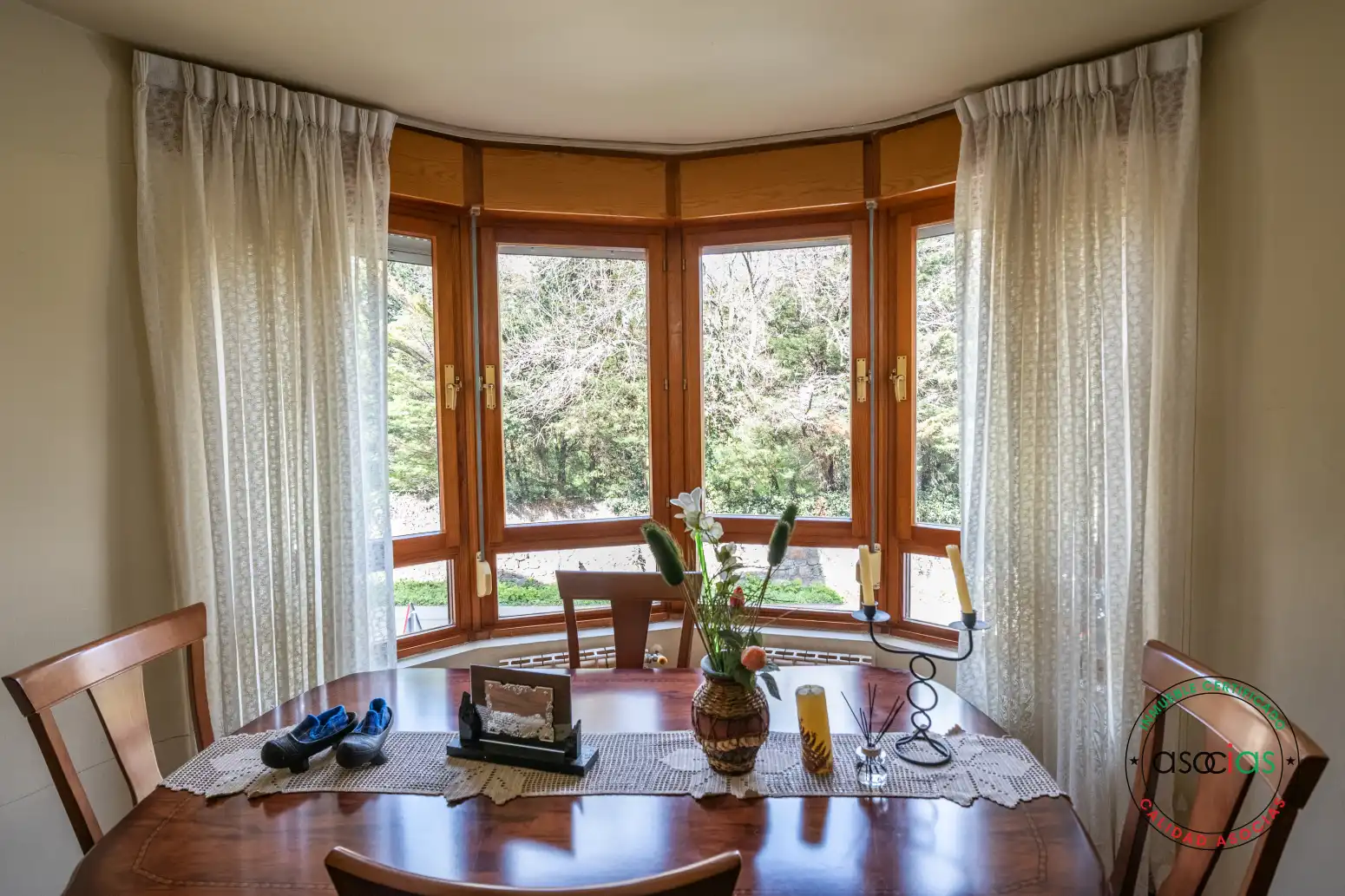 Dining room of Flat for sale in Teverga  with Heating, Parquet flooring and Terrace