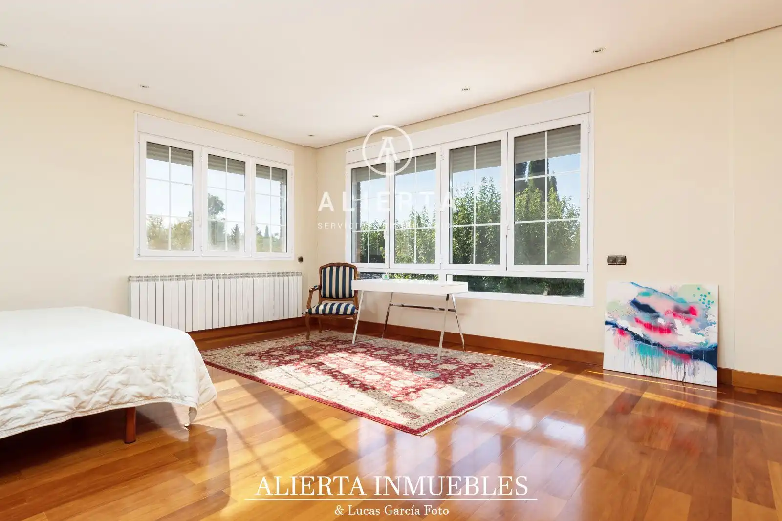 Bedroom of Houses for rent in Zaragoza  with Air Conditioner, Heating and Storage room