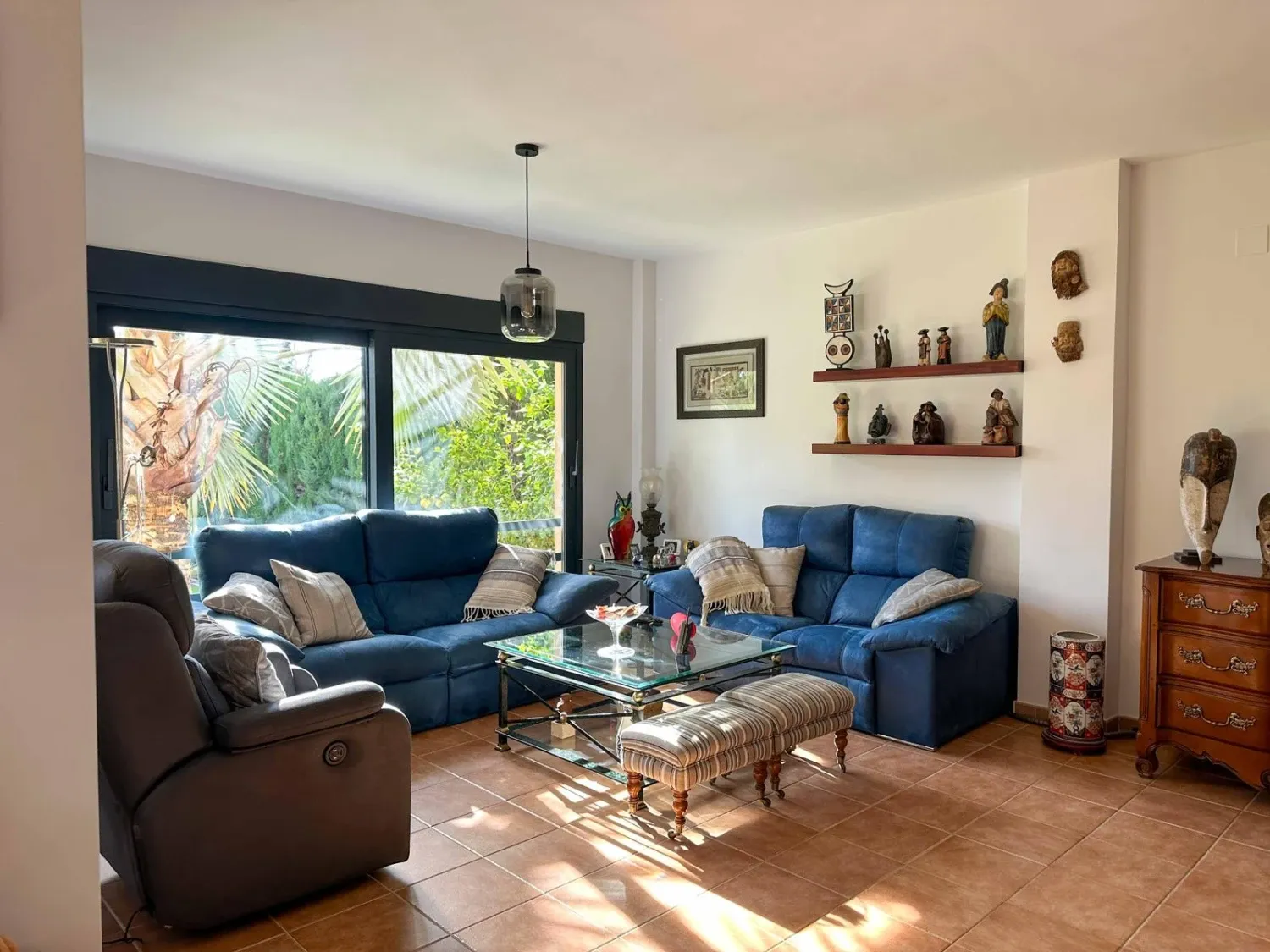 Sala d'estar de Casa o xalet en venda en  Murcia Capital amb Aire condicionat, Calefacció i Jardí privat