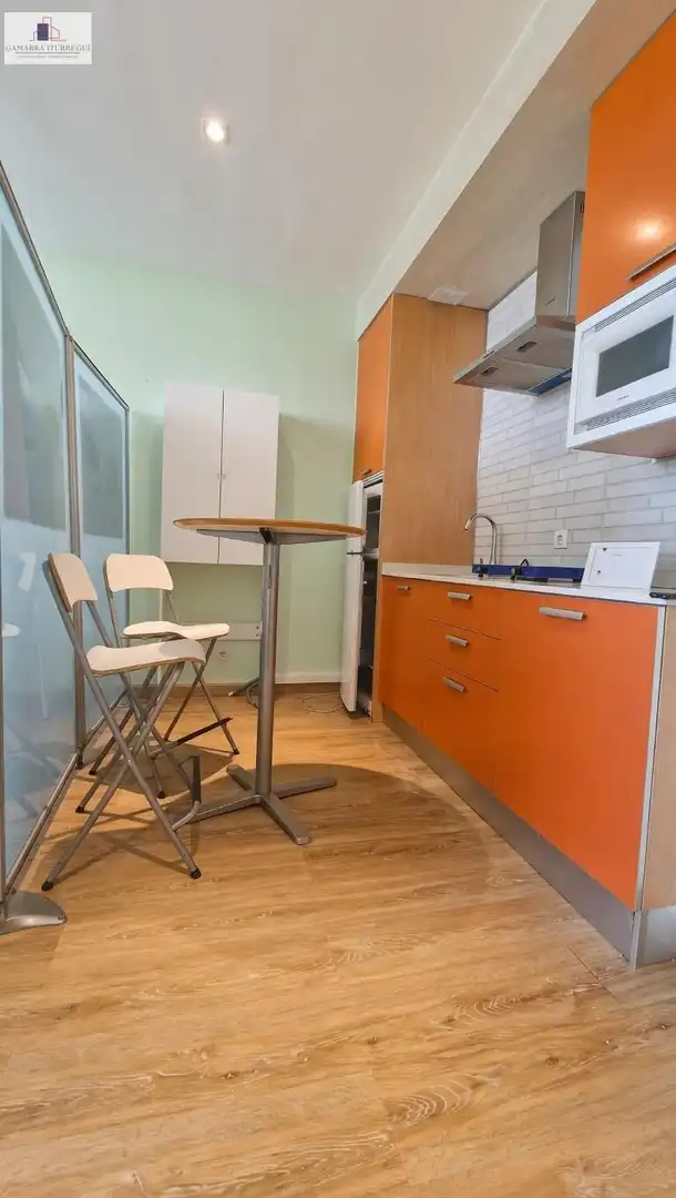 Kitchen of Office for rent in Tres Cantos  with Air Conditioner, Heating and Furnished