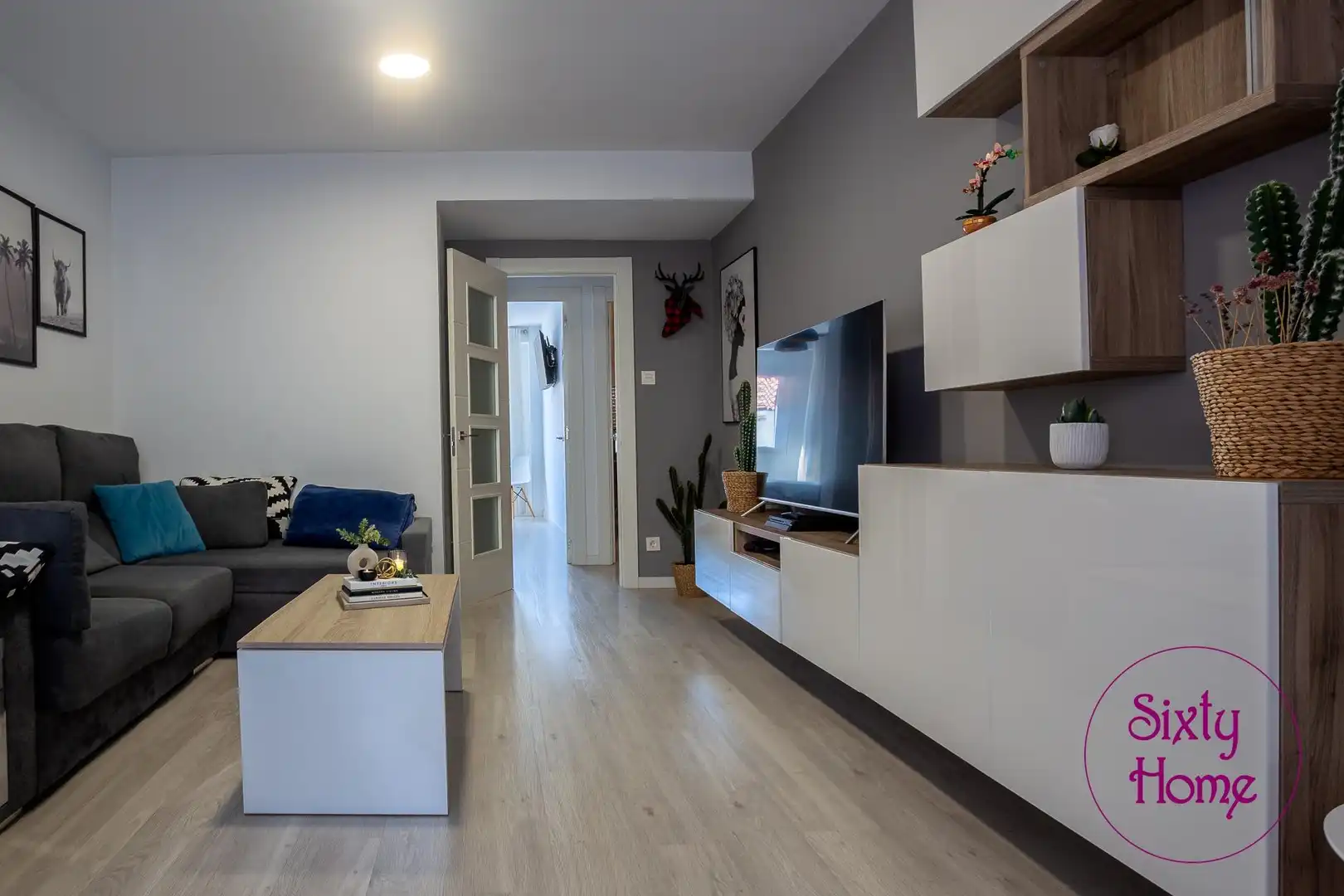 Sala d'estar de Pis en venda en Zaragoza amb Aire condicionat, Calefacció i Terrassa