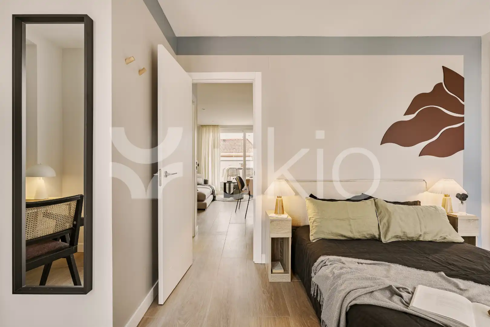 Habitación de Apartamento de alquiler en Madrid con Calefacción, Terraza y Piscina