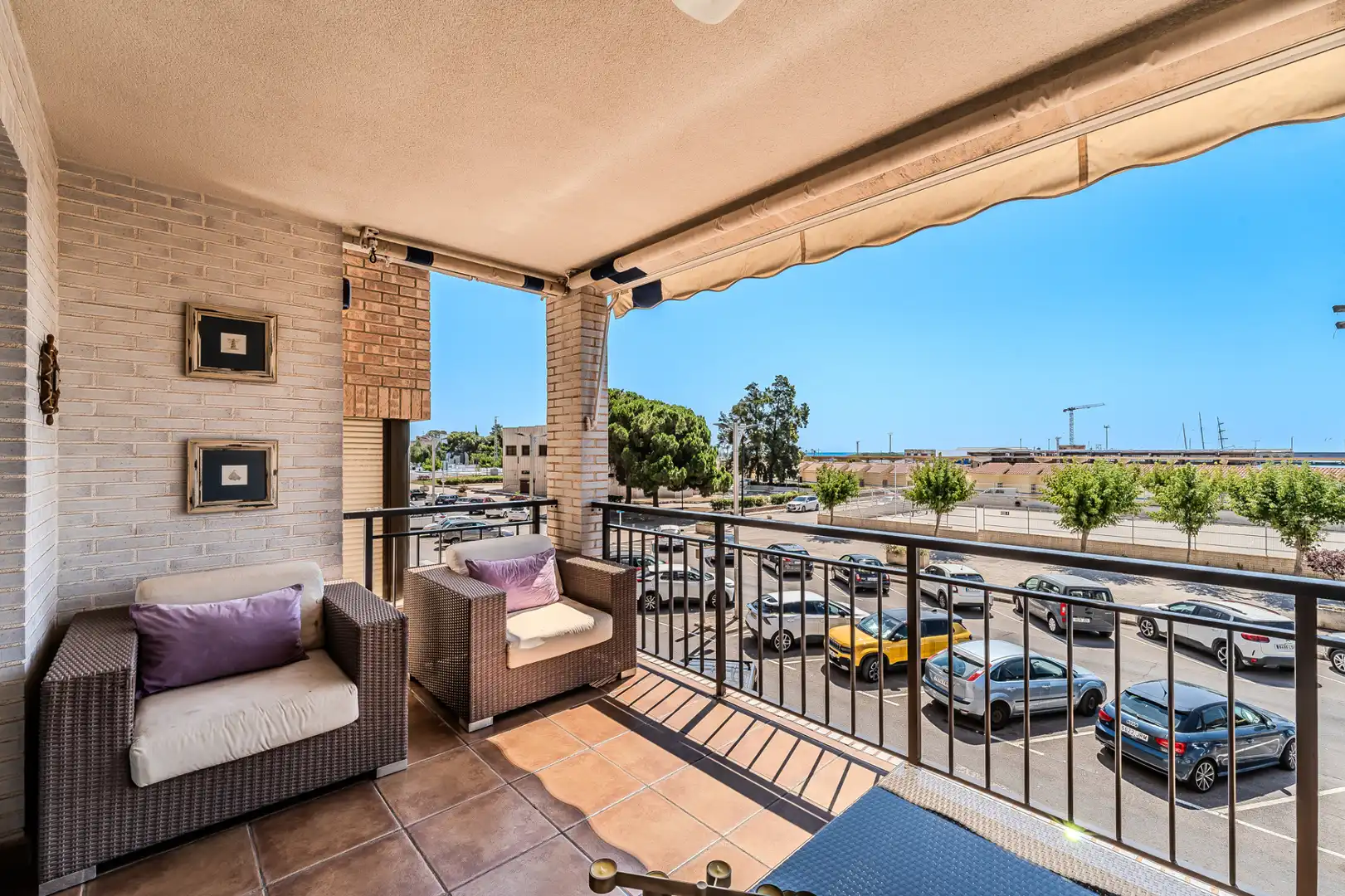 Terrace of Flat for sale in Burriana / Borriana  with Air Conditioner, Heating and Terrace