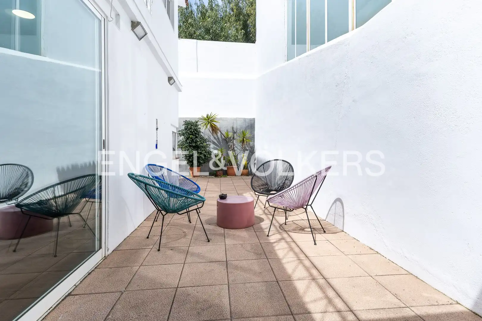 Terraza de Casa o chalet en venta en Badalona con Aire acondicionado, Calefacción y Jardín privado
