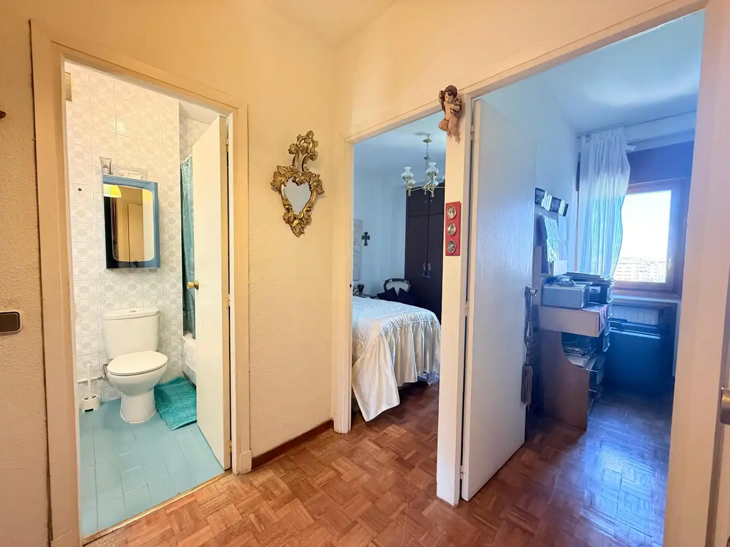 Bedroom of Flat for sale in Madrid  with Air Conditioner and Heating