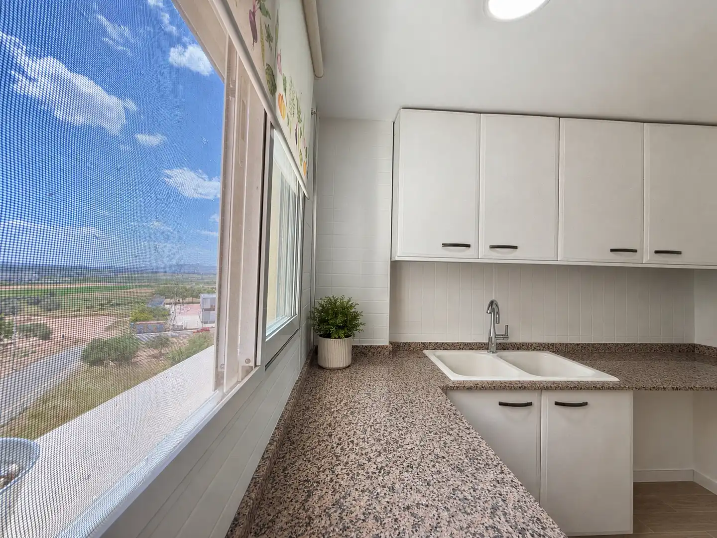 Kitchen of Flat for sale in La Pobla de Vallbona  with Air Conditioner, Furnished and Oven