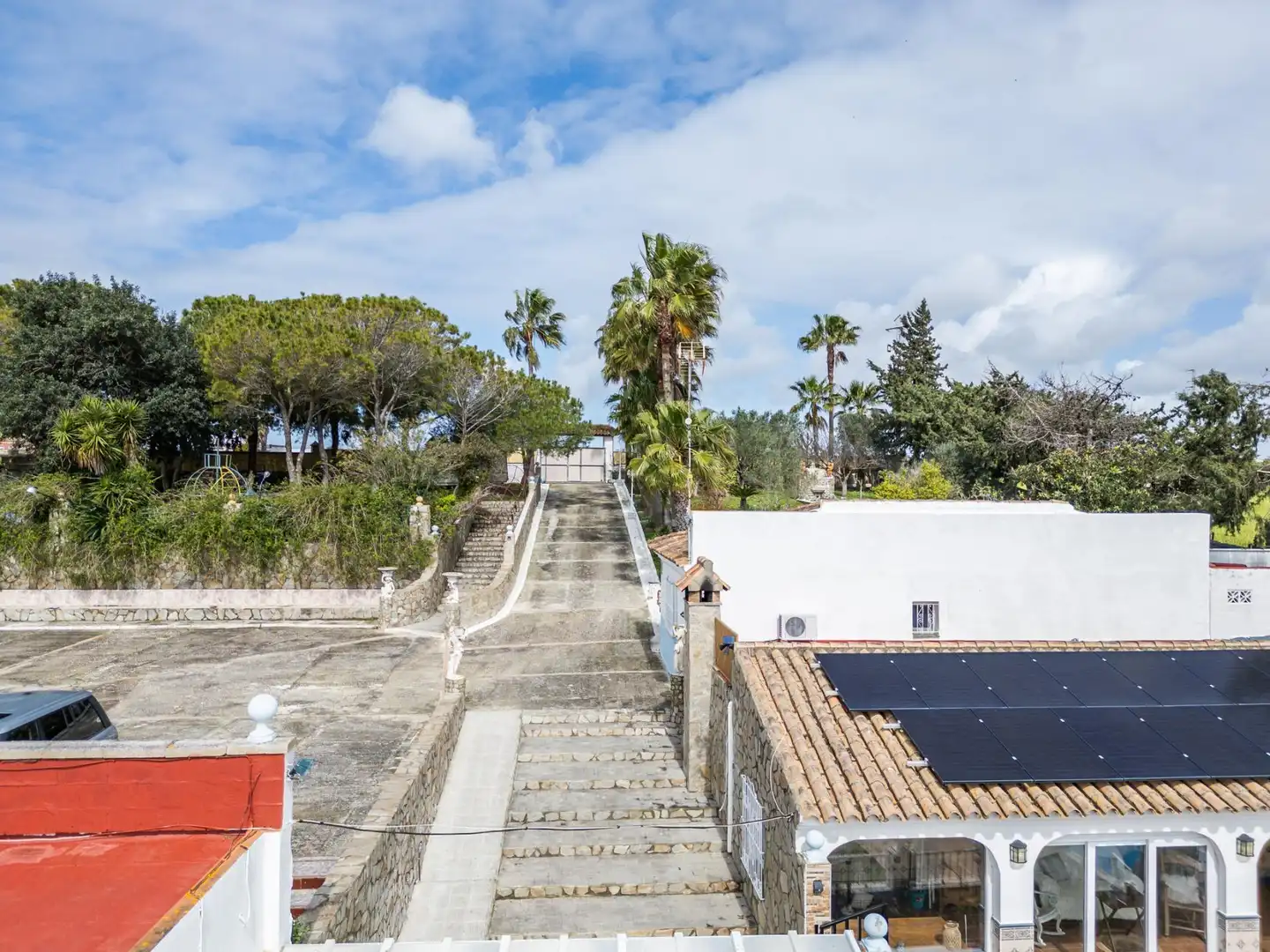 Exterior view of Houses for sale in Chiclana de la Frontera  with Air Conditioner, Heating and Private garden