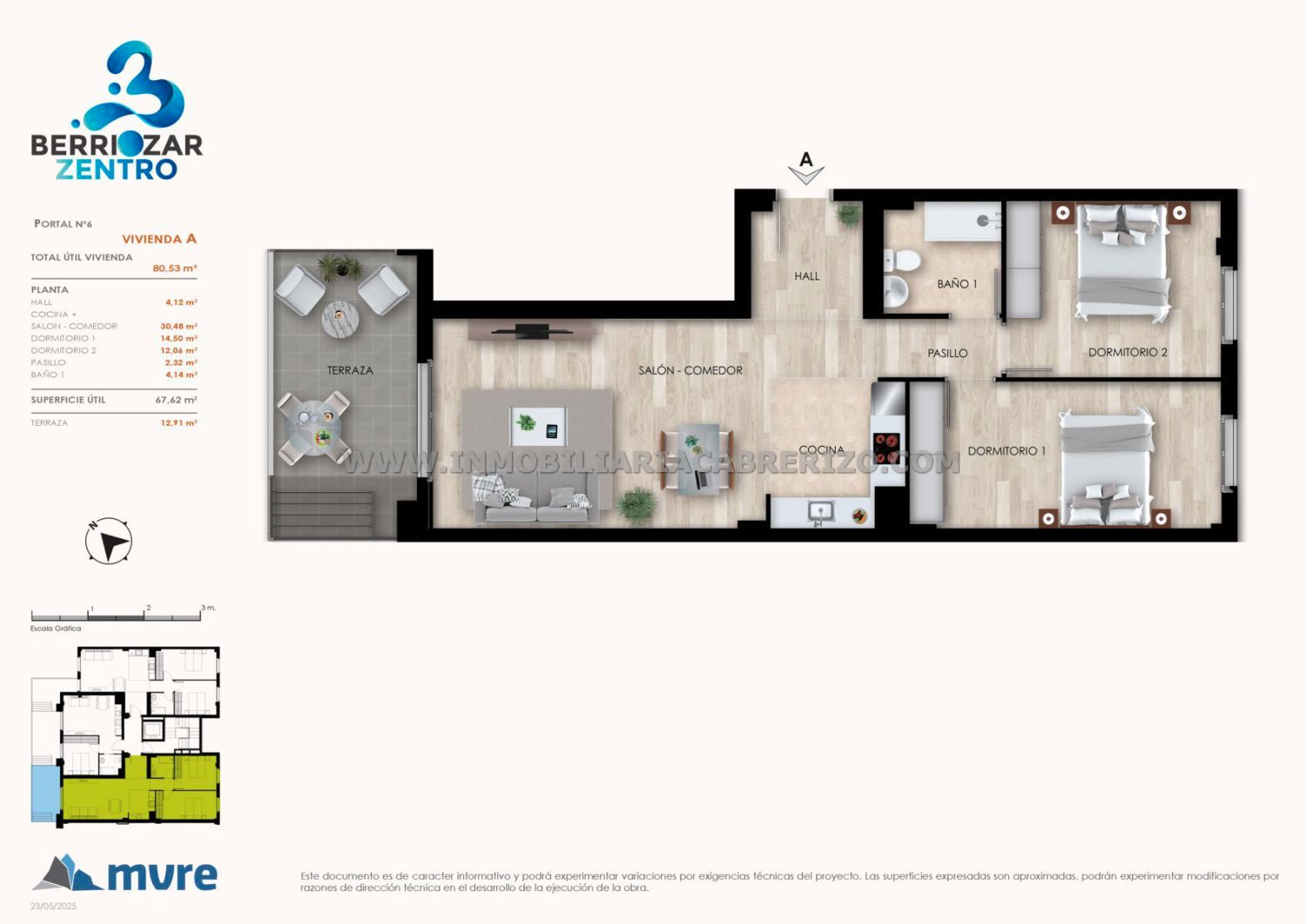 Dormitori de Apartament en venda en Berriozar amb Calefacció, Parquet i Terrassa