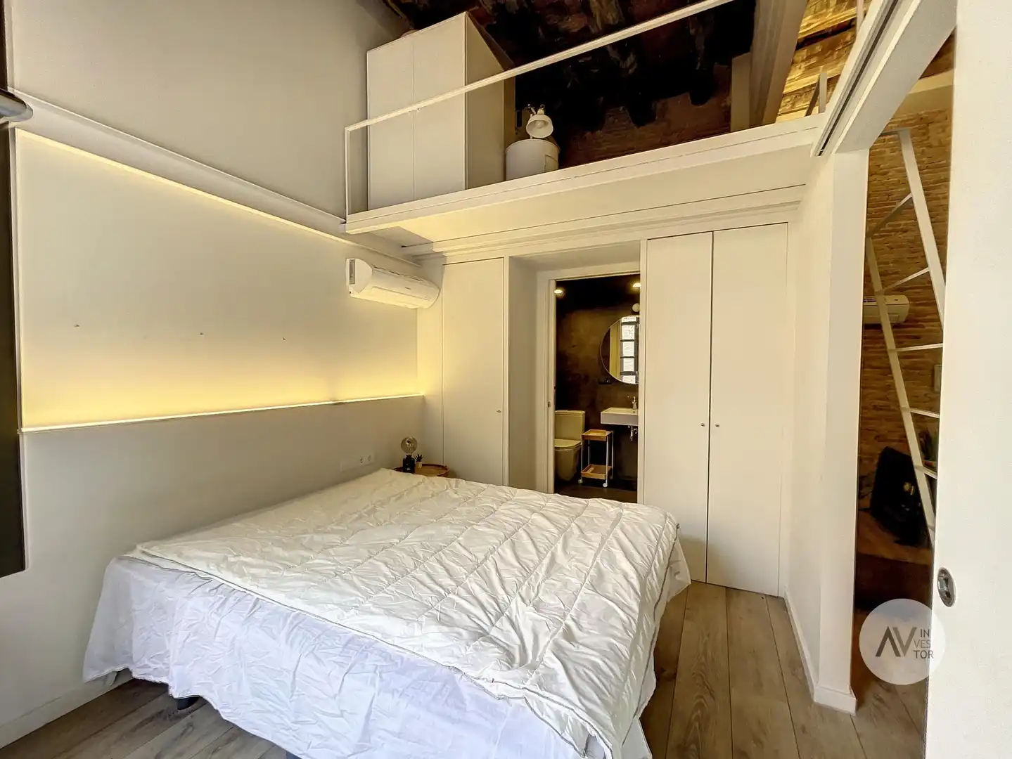 Habitación de Ático de alquiler en Barcelona con Aire acondicionado, Calefacción y Terraza