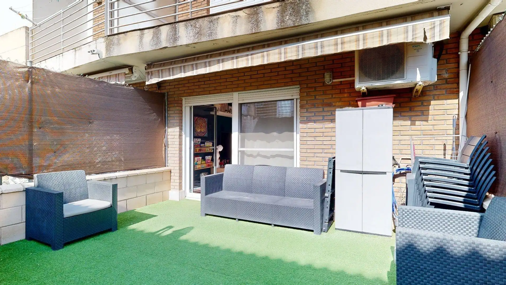 Terraza de Casa adosada en venta en Zaragoza con Calefacción, Jardín privado y Terraza