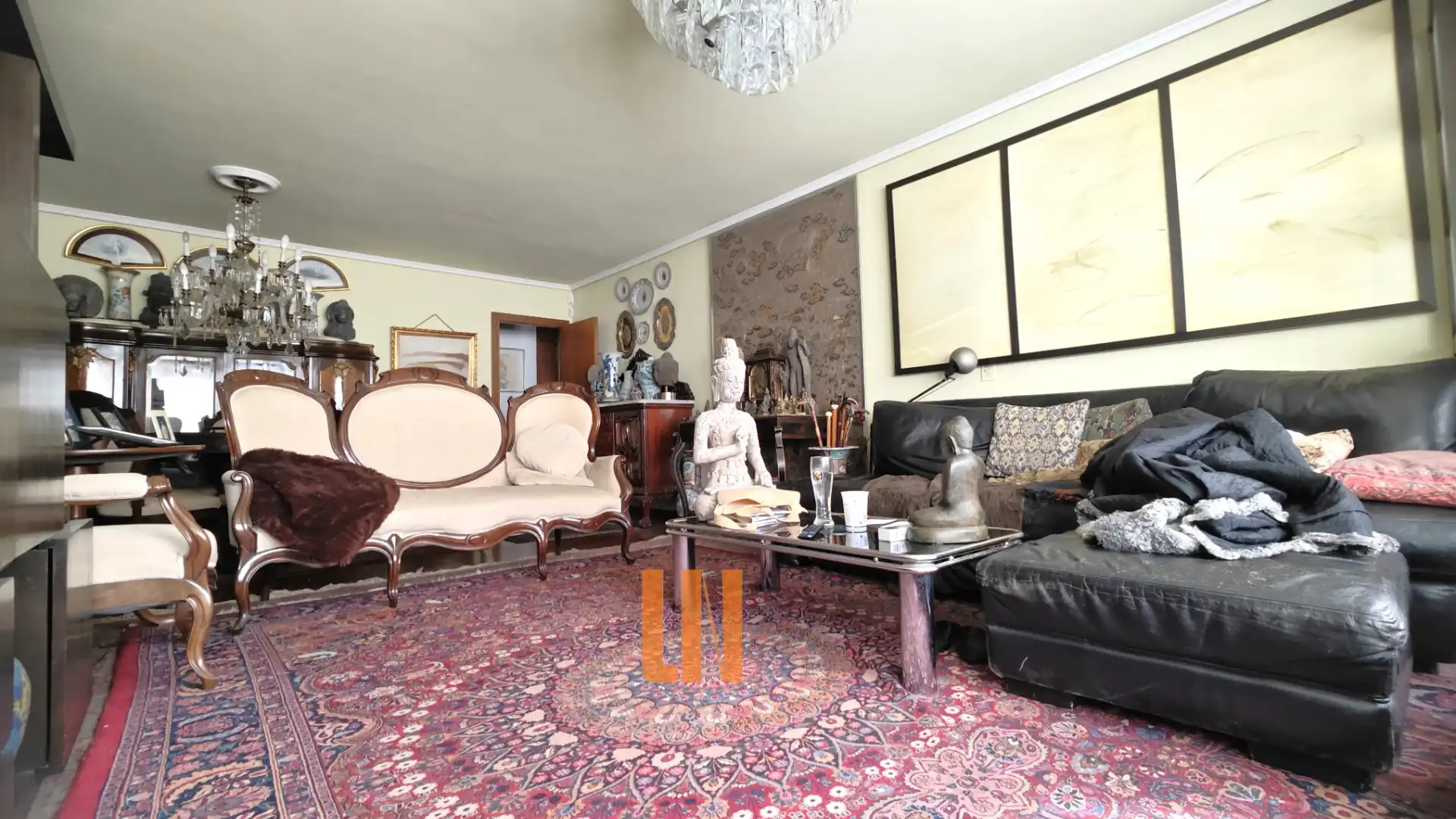 Sala de estar de Piso en venta en A Coruña Capital  con Calefacción, Parquet y Trastero