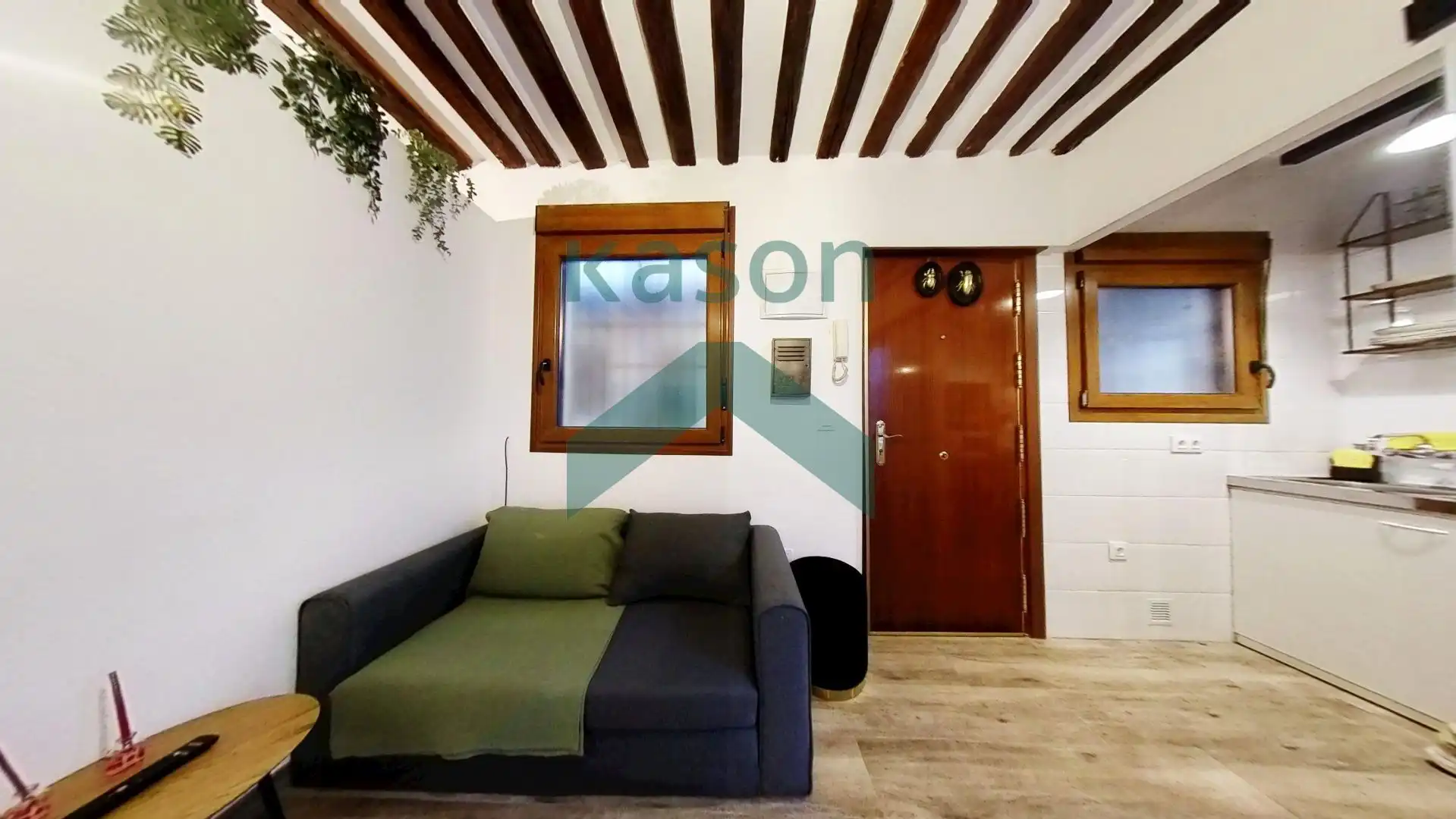 Sala de estar de Apartamento en venta en Madrid con Calefacción y Amueblado
