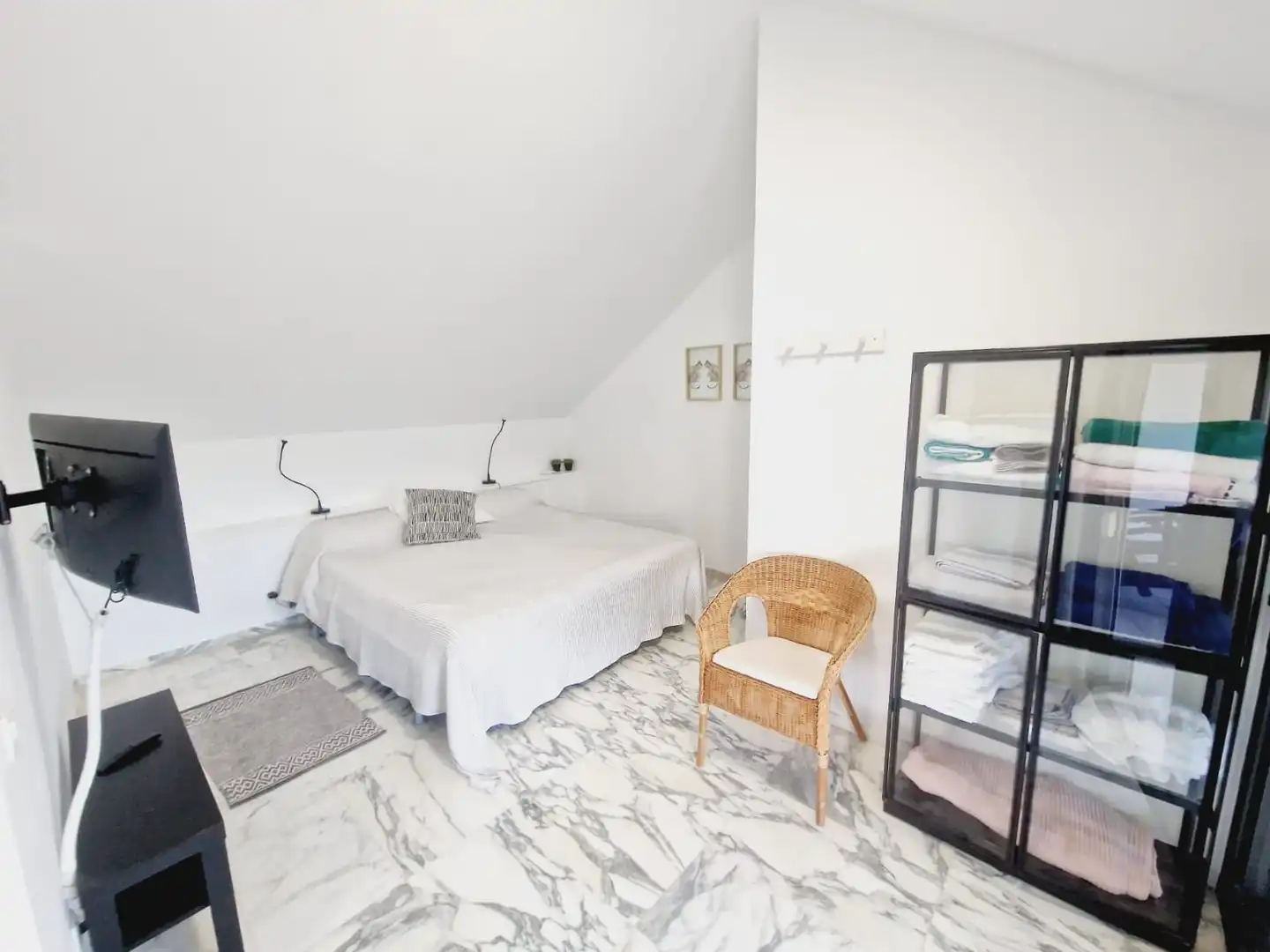 Schlafzimmer von Haus oder Chalet zur Miete in San Bartolomé de Tirajana mit Klimaanlage, Terrasse und Abstellraum
